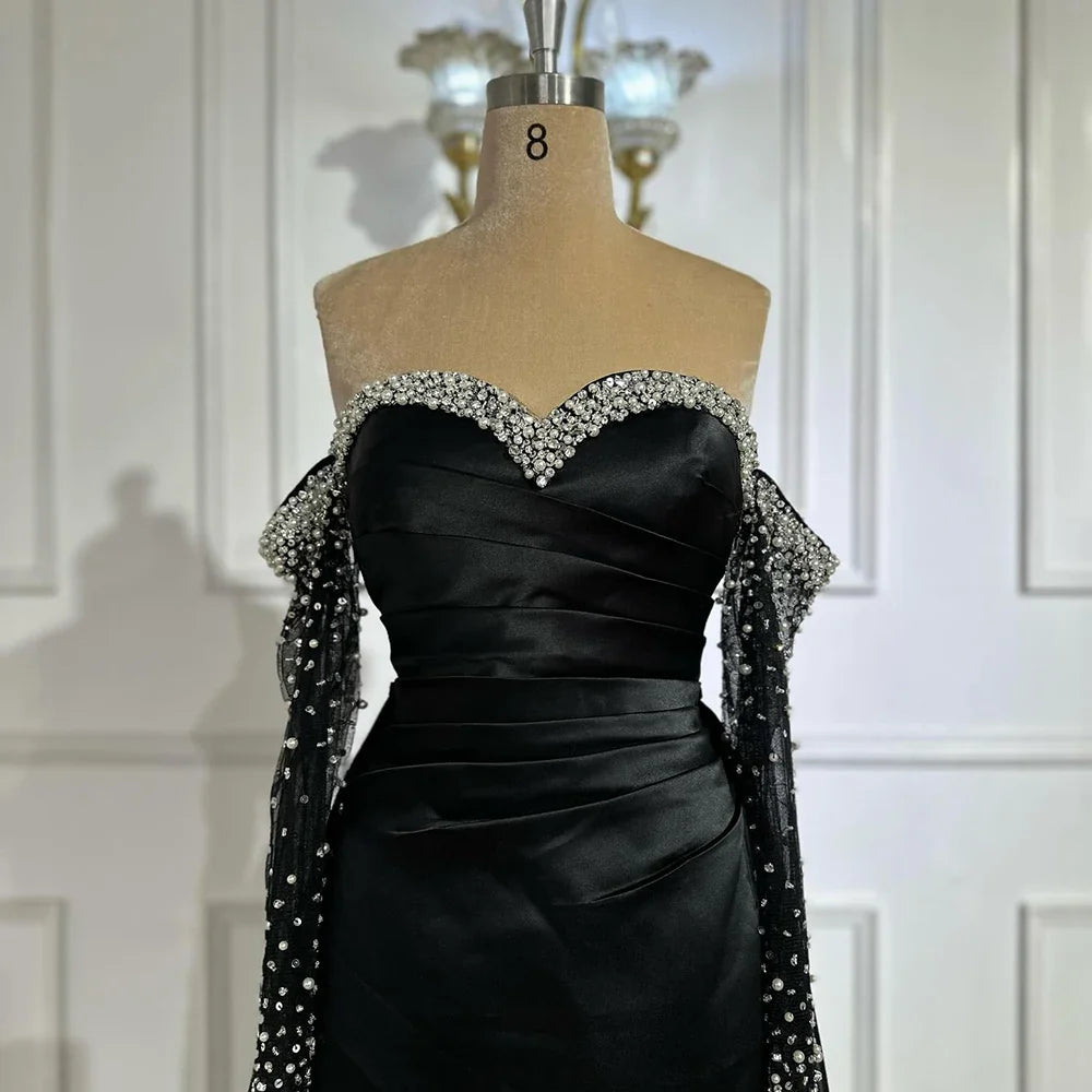 Elegantes Abendkleid aus gelbem Satin mit Herzausschnitt LA72777
