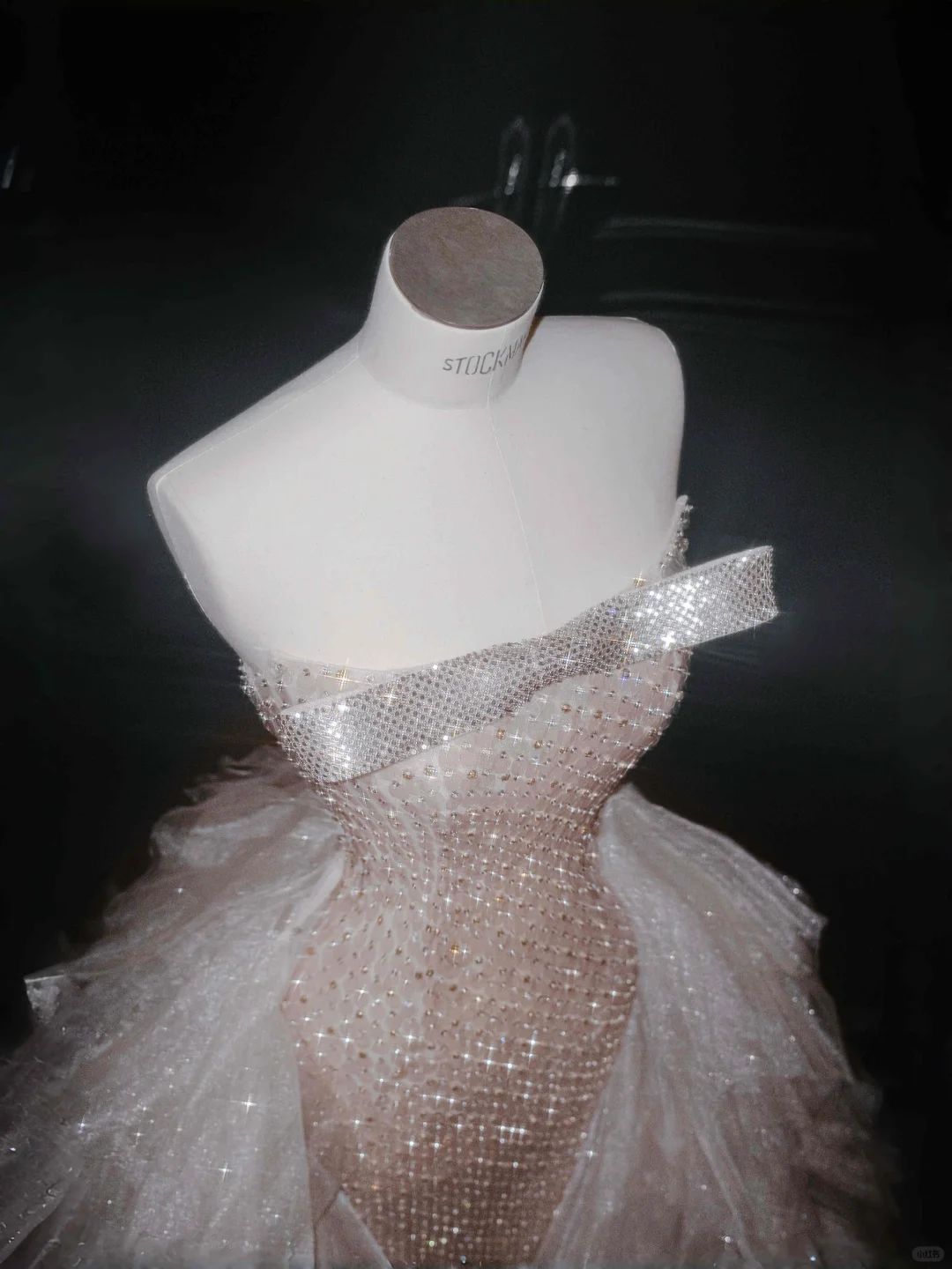 Hermoso vestido de noche largo con tul color champán, lentejuelas y cuentas, vestido de fiesta Y8658