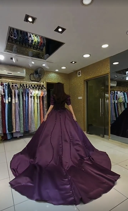 Hermoso vestido de fiesta para boda, vestido de fiesta brillante Y4441