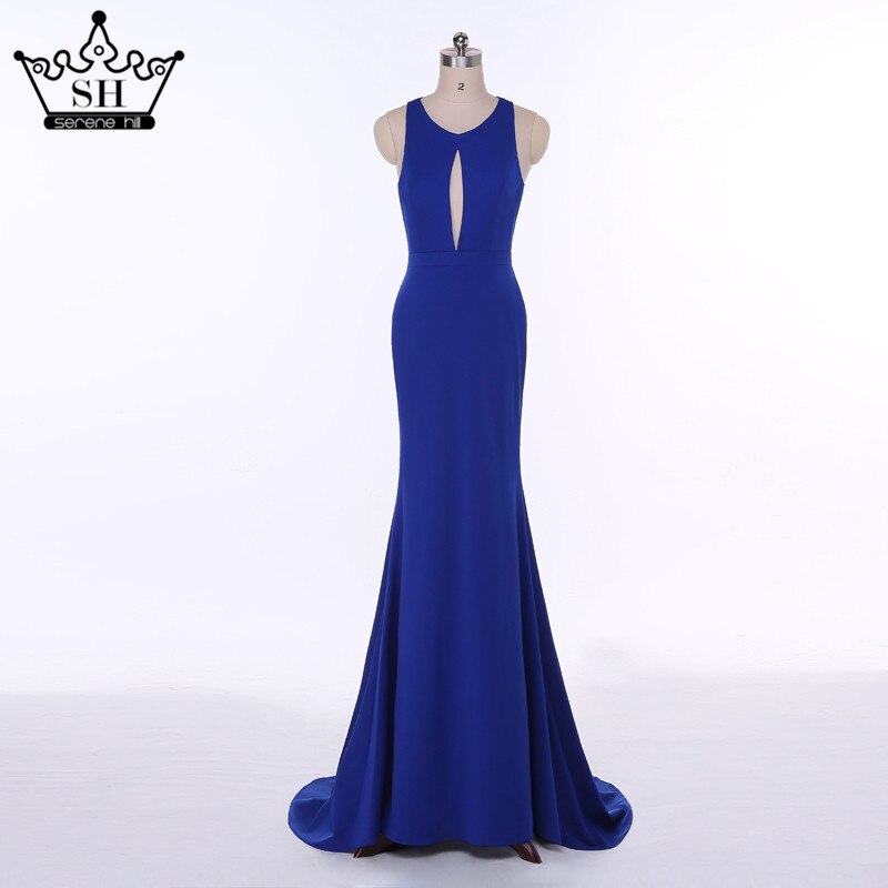 On Sale no return no refundSale Vestidos Festa Curto Blue Simple Prom Dresses Sexy Mermaid Elegant Fashion Long Evening Party 2025 LA6108