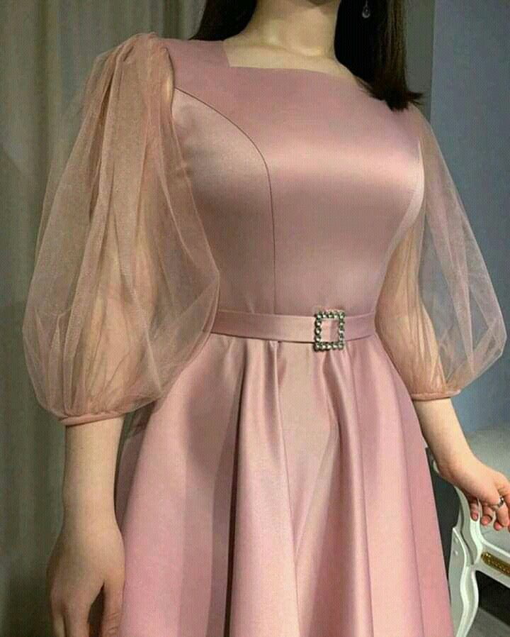 Vestido de cóctel vintage con mangas 3/4 y corte en A, vestido formal de noche Y5690