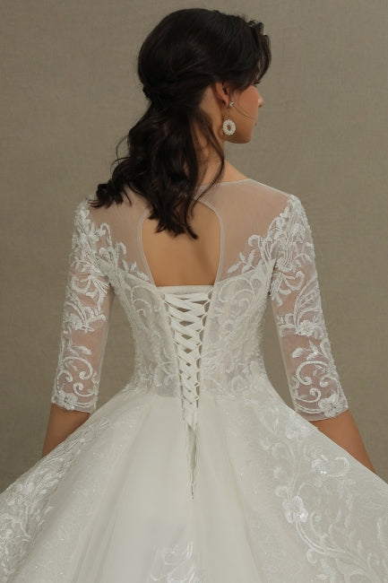 A-Linien-Brautkleid | Brautkleider mit Ärmeln