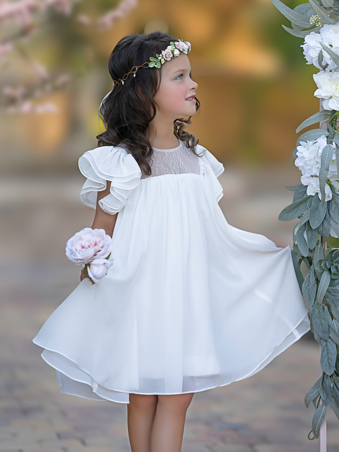 A-Linie Chiffon Kurz/Mini Kleid (2003227742)