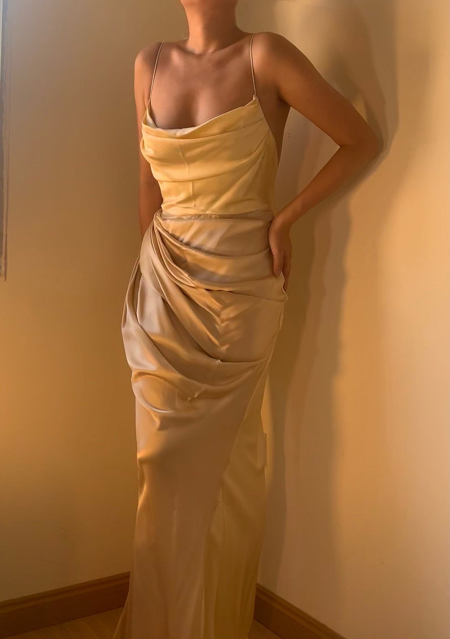 Agate Mulberry Silk Gown