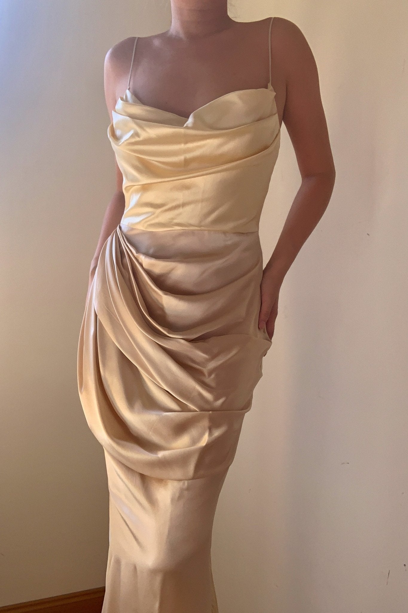 Agate Mulberry Silk Gown
