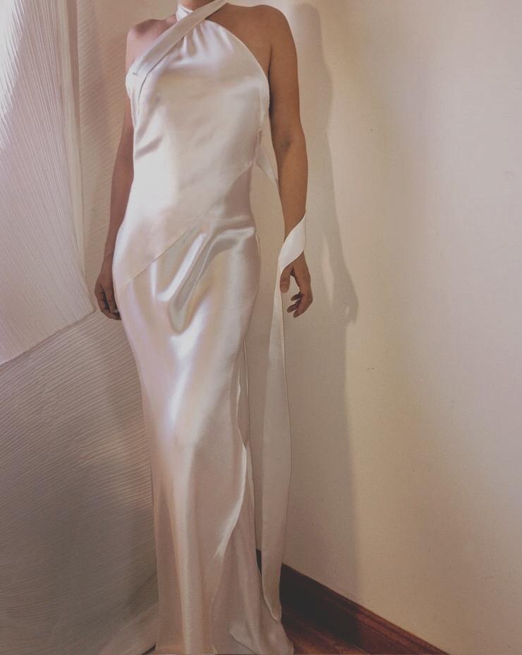 Alleta Silk Dress Gown