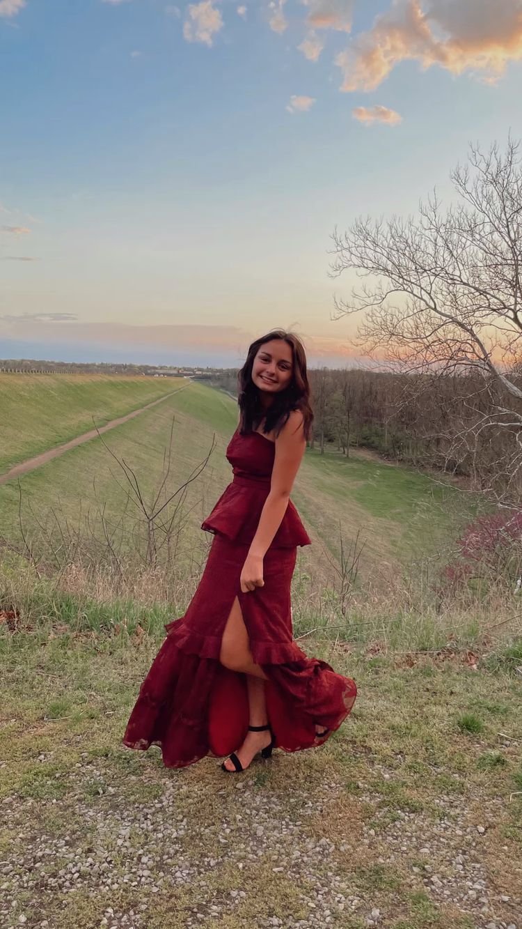 Vestido de fiesta vintage romántico de un solo hombro, impresionante vestido de noche Y1105