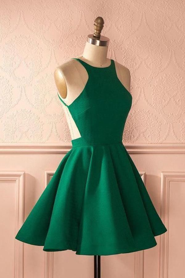 Cute Hot Pink Backless Short Homecoming Dress Party Dress PG141