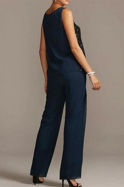 Elegante Kleider für die Brautmutter Chiffon-Jumpsuit für Brautjungfern