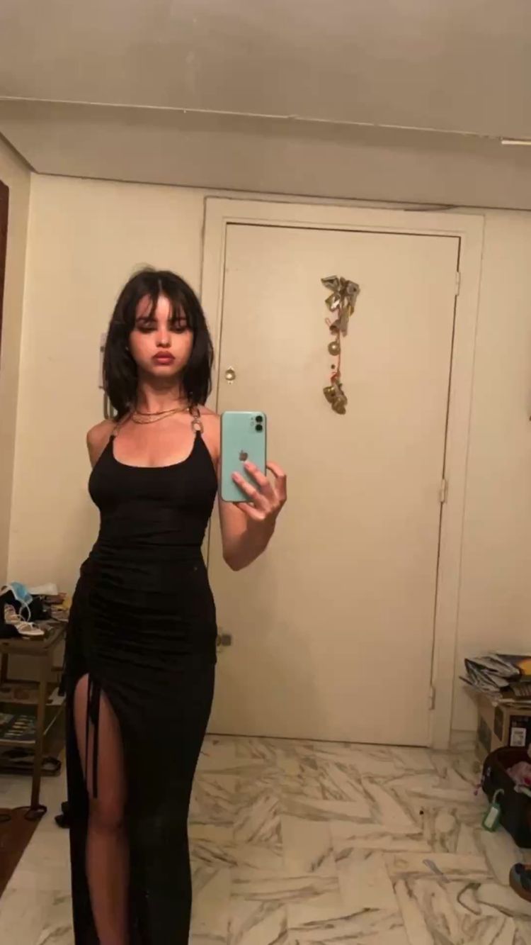 Vestido de noche largo negro sexy sin mangas, vestido de fiesta negro Y1362