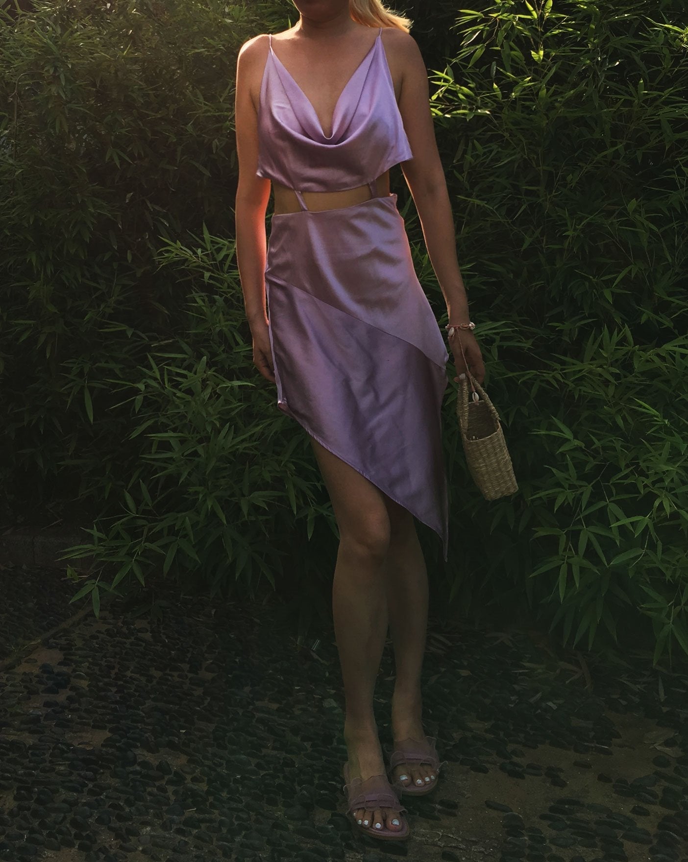 Gia Asymmetrical Backless Dress