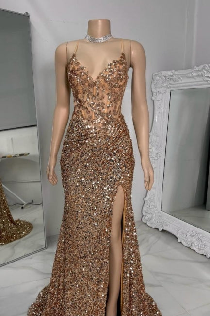 Wunderschönes säulenförmiges, ärmelloses Ballkleid aus Tüll mit Spaghettiträgern und Strass