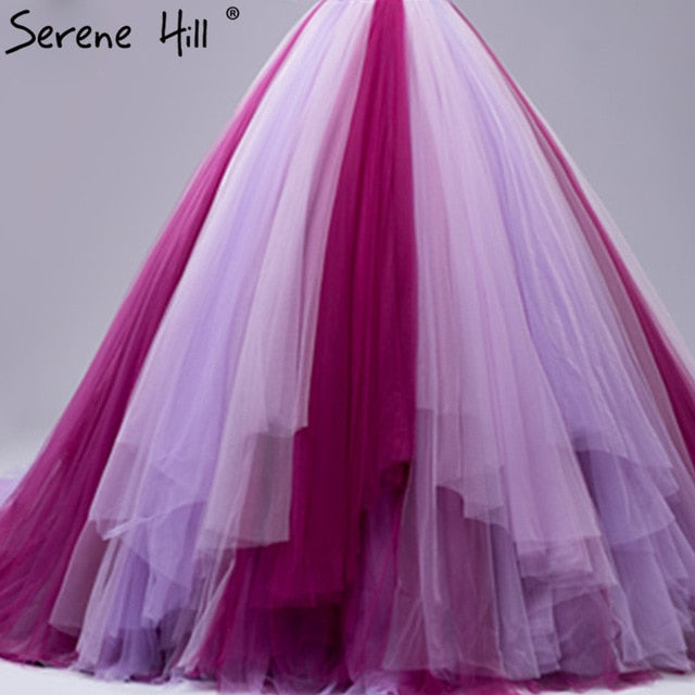 En oferta, sin devolución ni reembolso, venta de vestidos de primera comunión con cuentas en cascada para niñas, concurso HTA0003