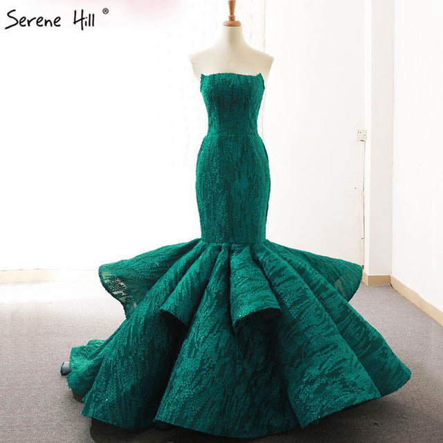 Vestidos de novia con hombros descubiertos, sirena, lentejuelas, vestido de novia