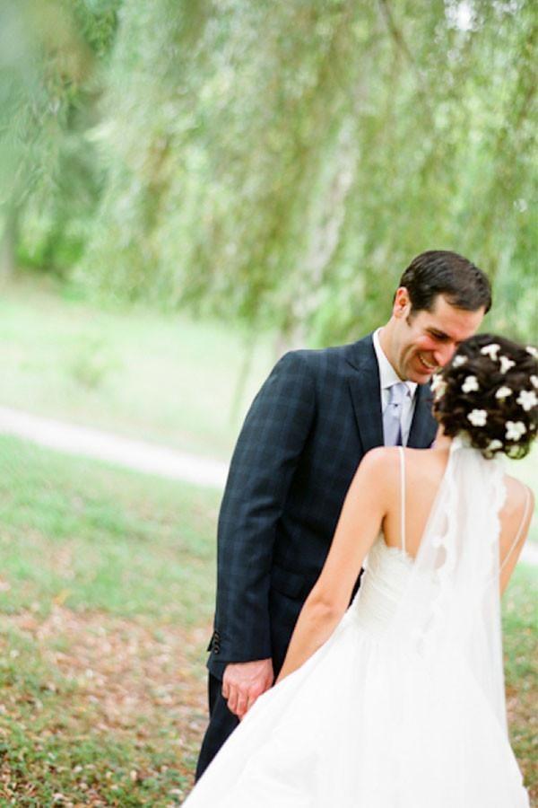 Spaghetti Straps Floor-Length Ivory Wedding Dress With Lace WD117