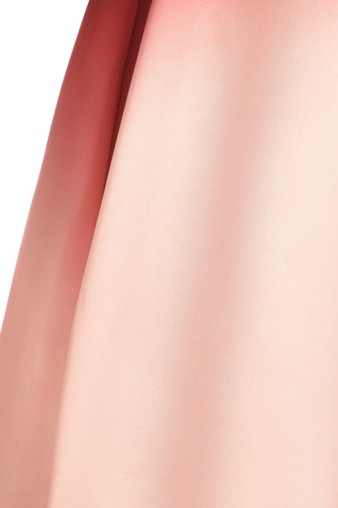 Trägerloses Mini-Partykleid aus Satin mit Farbverlauf, knielanges Homecoming-Kleid