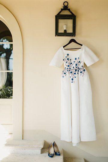 Wedding Dresses Bateau Embroidery Romantic Half Sleeve Bridal Gown WD483
