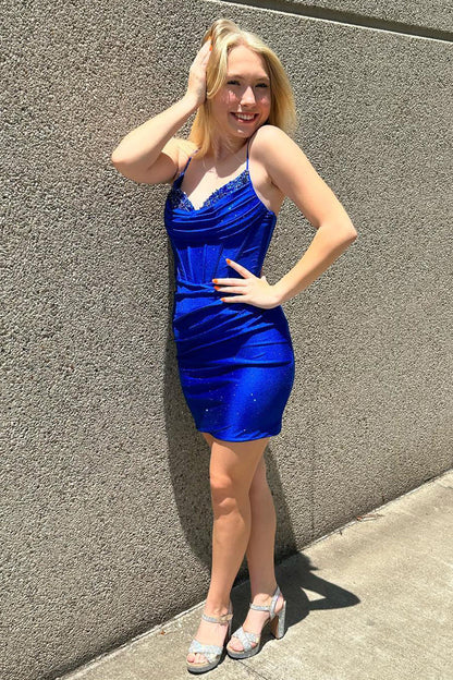 Cecily | Vestido de fiesta de jersey con cuentas