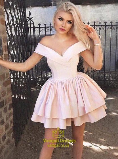 Vestido de baile em camadas com babados SYH78 