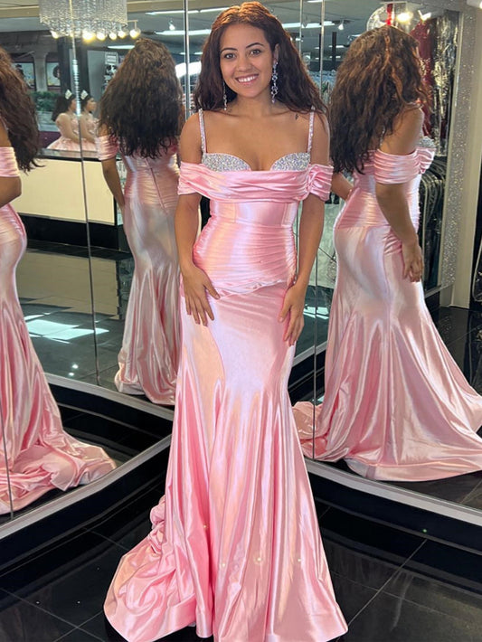 Sweetheart Neck Long Mermaid Prom Dress