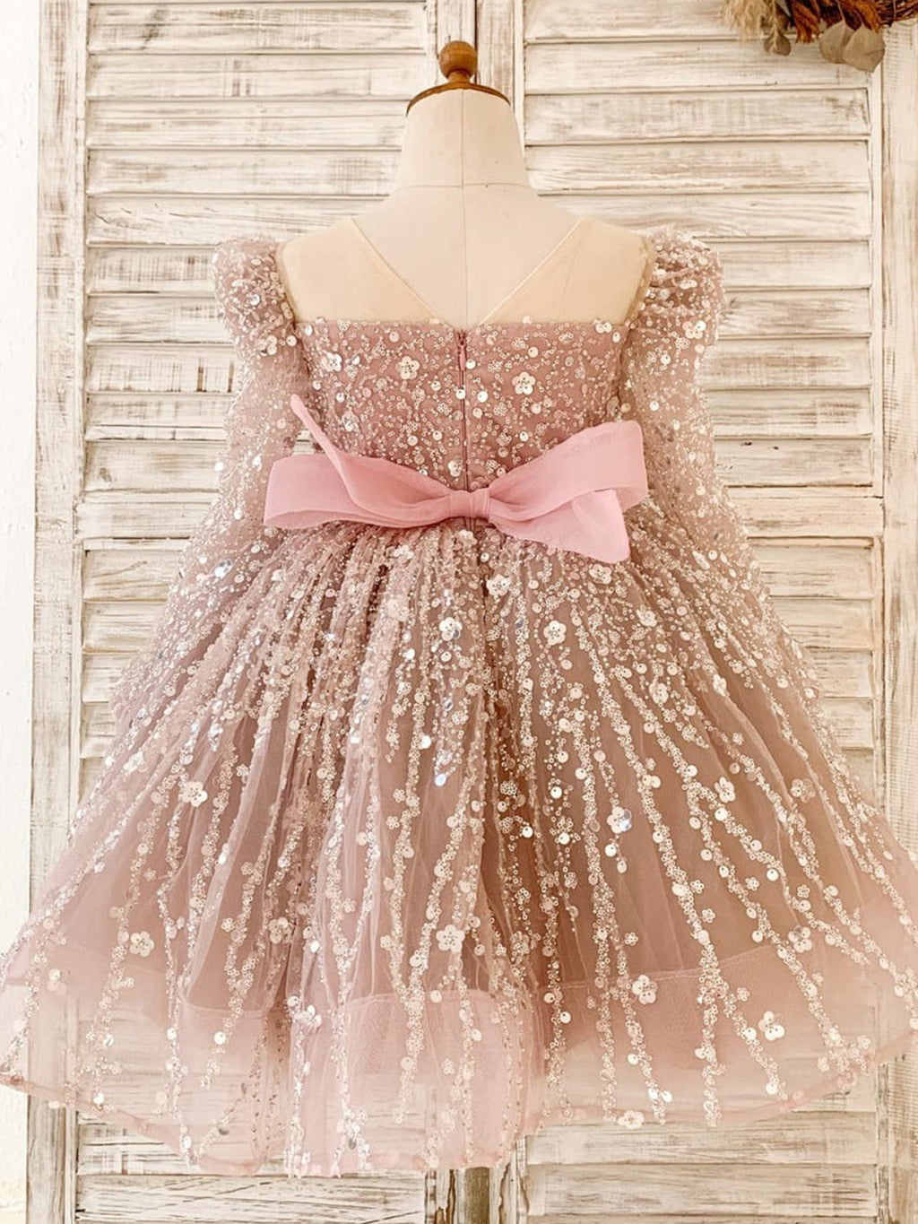 Ballkleid/Princess-Linie Tüll Knielang Mädchen Geburtstagskleid 