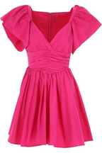 A-Linie Hot Pink Homecoming Kleid, Mode Outfit Kleid, Y2530