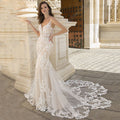 RODDRSYA Gorgeously Mermaid Wedding Dress For Bride Tulle Lace Appliques Court Train Sexy Wedding Gowns свадебное платье-payinti