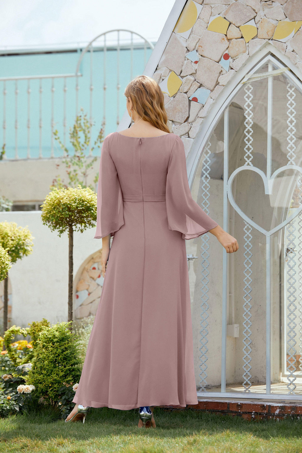 Vestidos de noche formales para madre de la novia, de Sunnderly, para invitada de boda, SY28012 