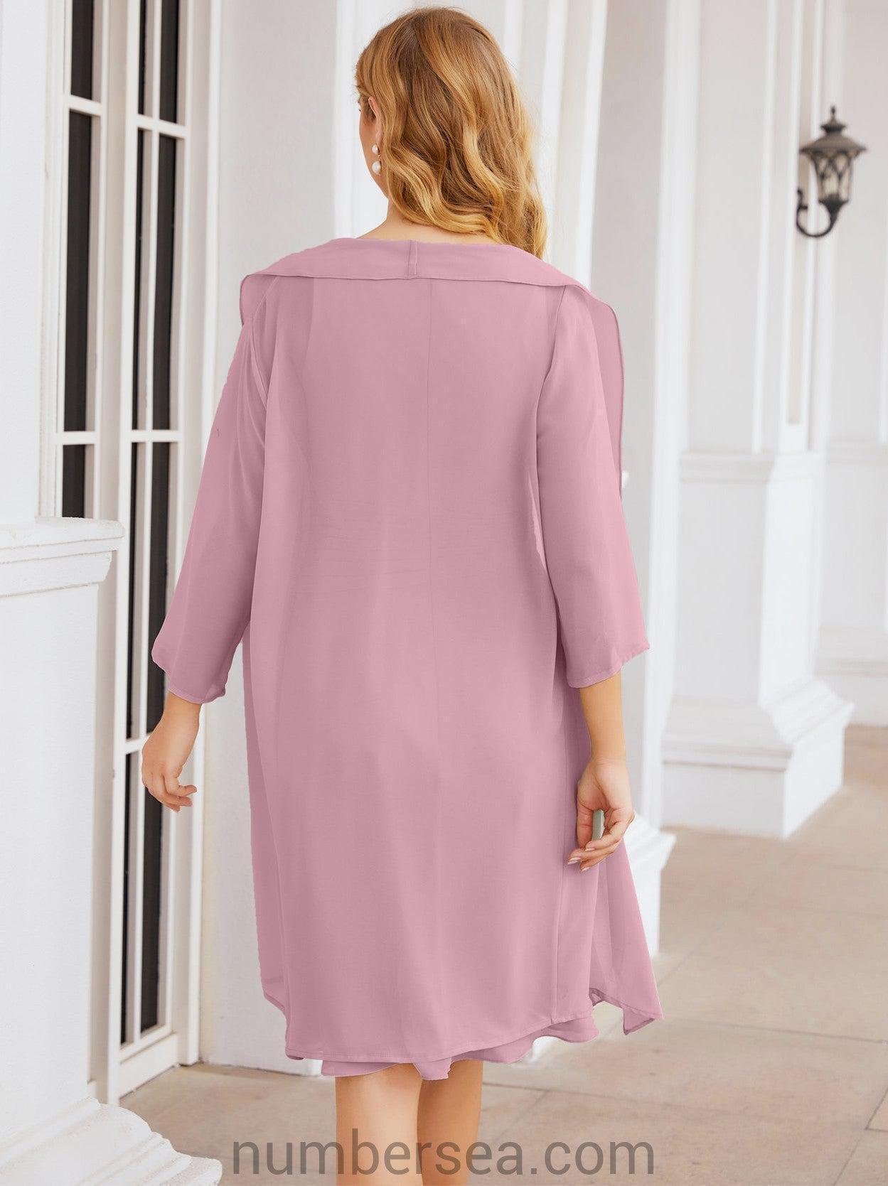 Vestidos de madre de la novia Sunnderly, vestido de fiesta, vestido plisado informal SY28065 
