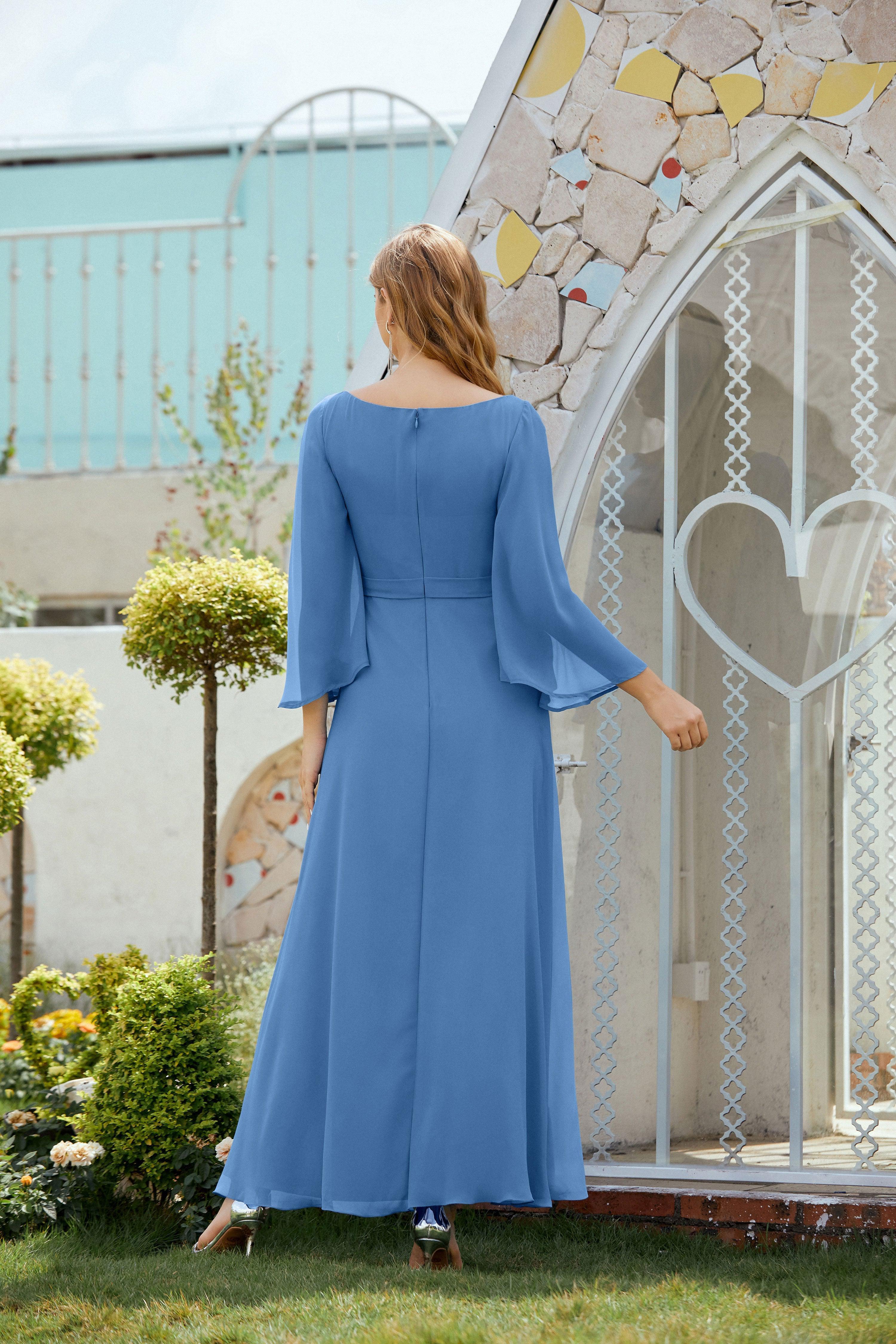 Vestidos de noche formales para madre de la novia, de Sunnderly, para invitada de boda, SY28012 