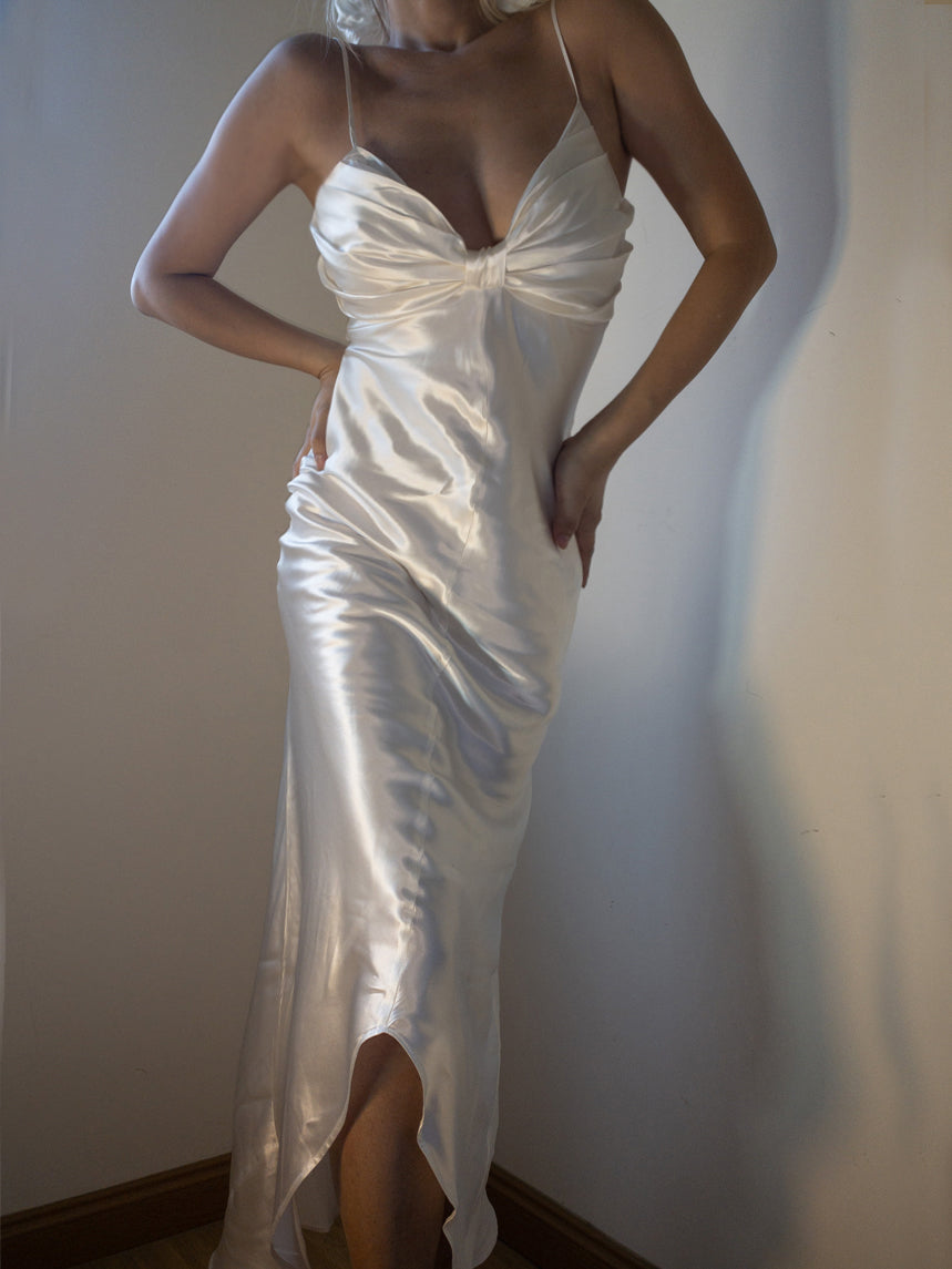 Xiao Midi Dress White