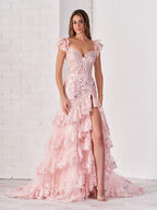 Kennedy | Sheath Off the Shoulder Long Prom Dress (Lace-up Back)
