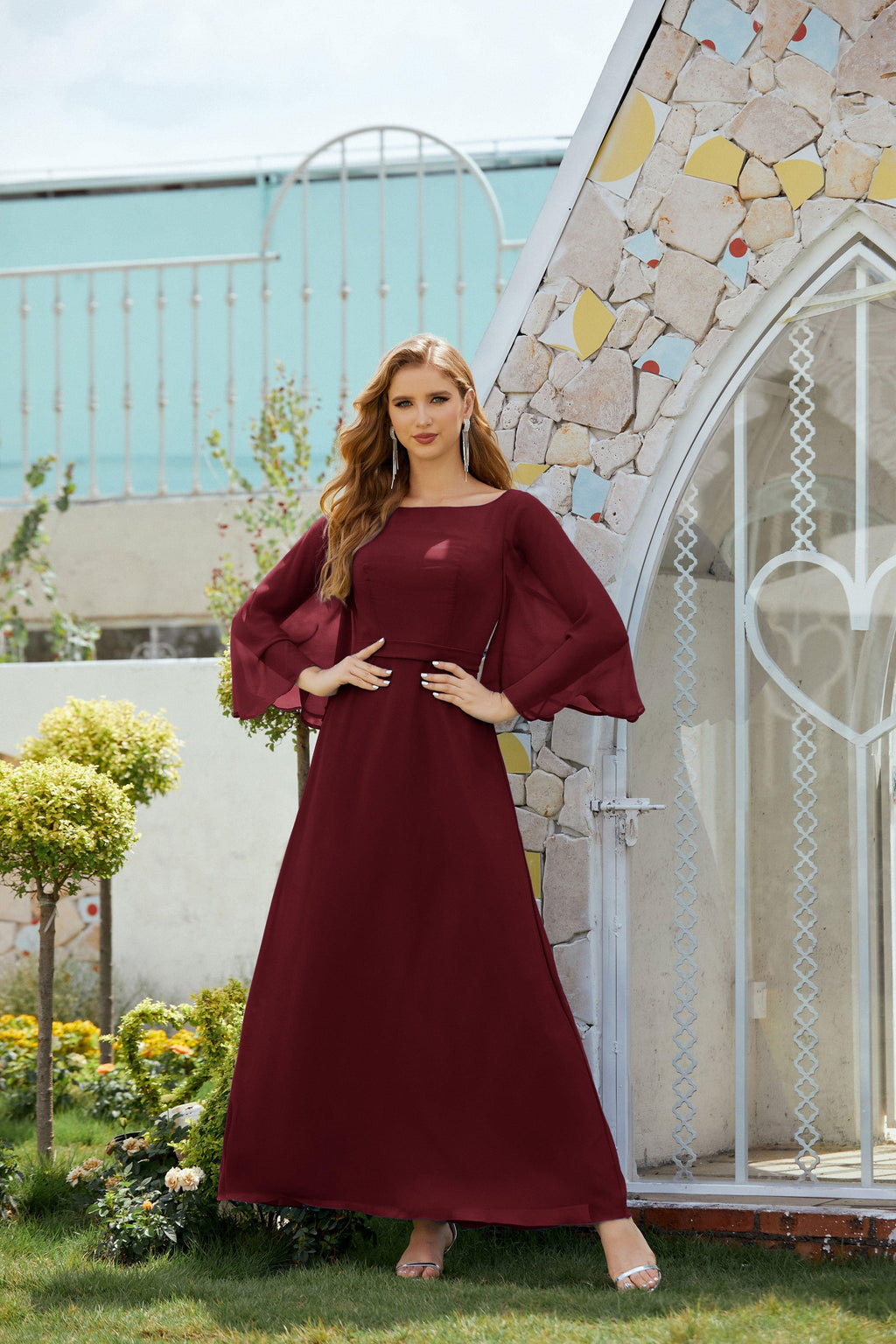 Vestidos de noche formales para madre de la novia, de Sunnderly, para invitada de boda, SY28012 
