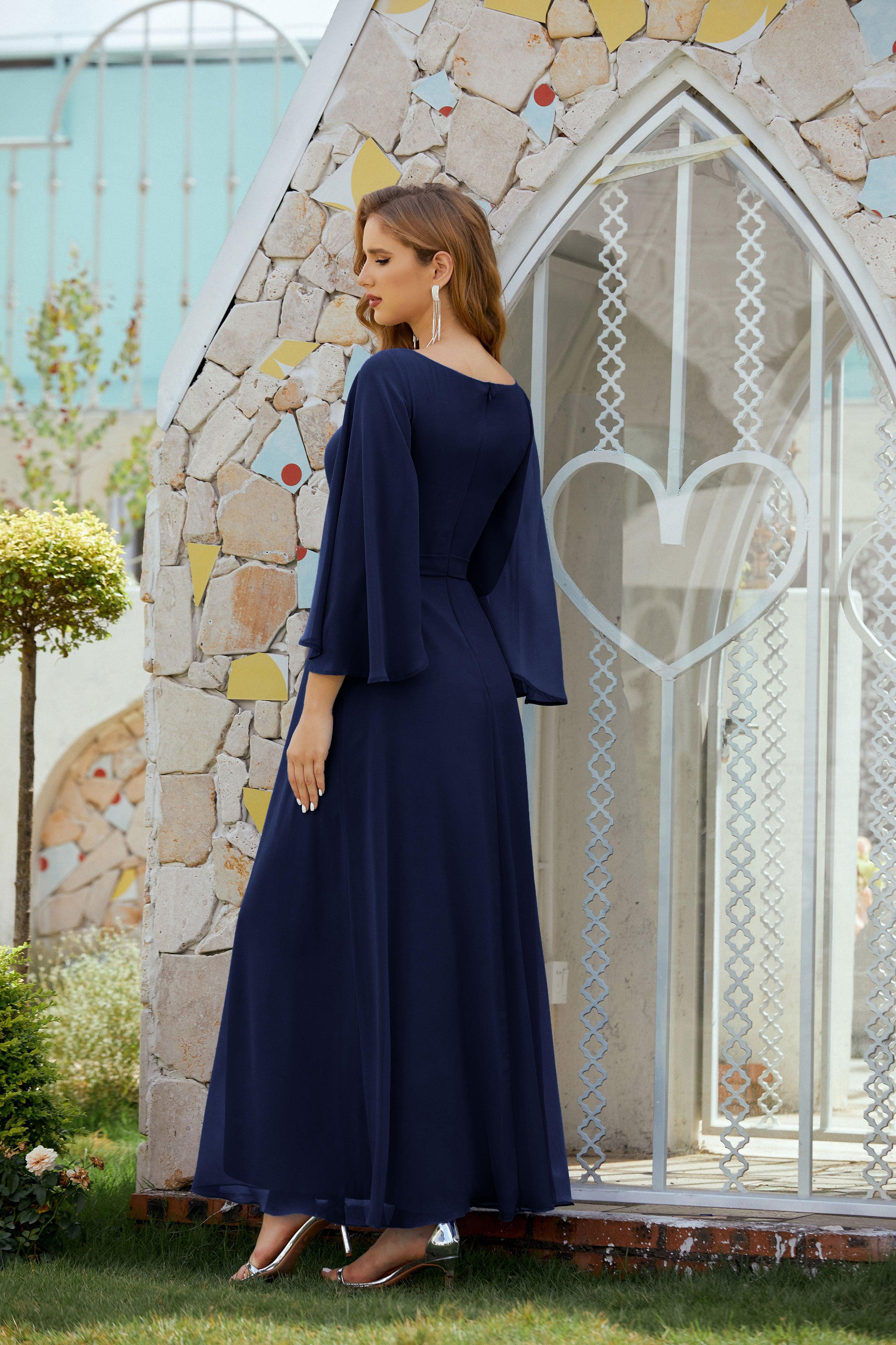 Vestidos de noche formales para madre de la novia, de Sunnderly, para invitada de boda, SY28012 