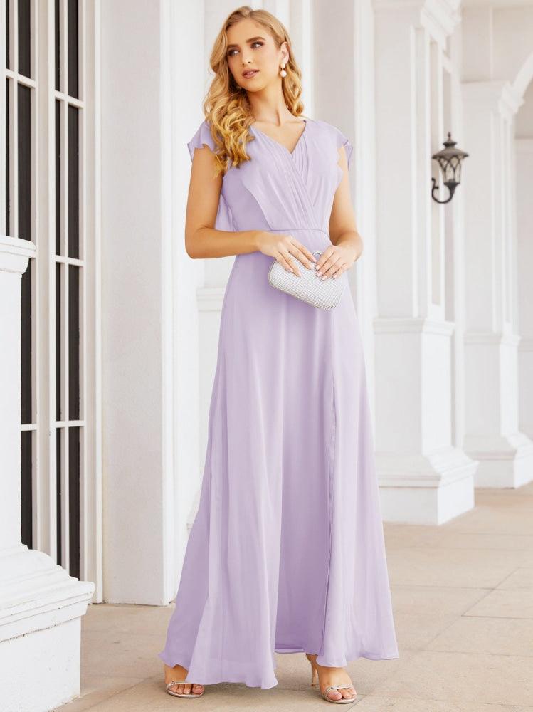 Vestidos de dama de honor Sunnderly con capa, vestido formal de fiesta con espalda descubierta para madre de la novia SY28058 