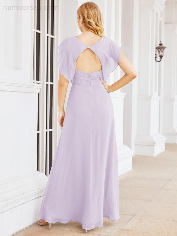 Vestidos de dama de honor Sunnderly con capa, vestido formal de fiesta con espalda descubierta para madre de la novia SY28058 