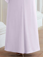Vestido formal de fiesta Sunnderly, largo, para madre de la novia, con capa con volantes, SY28026 