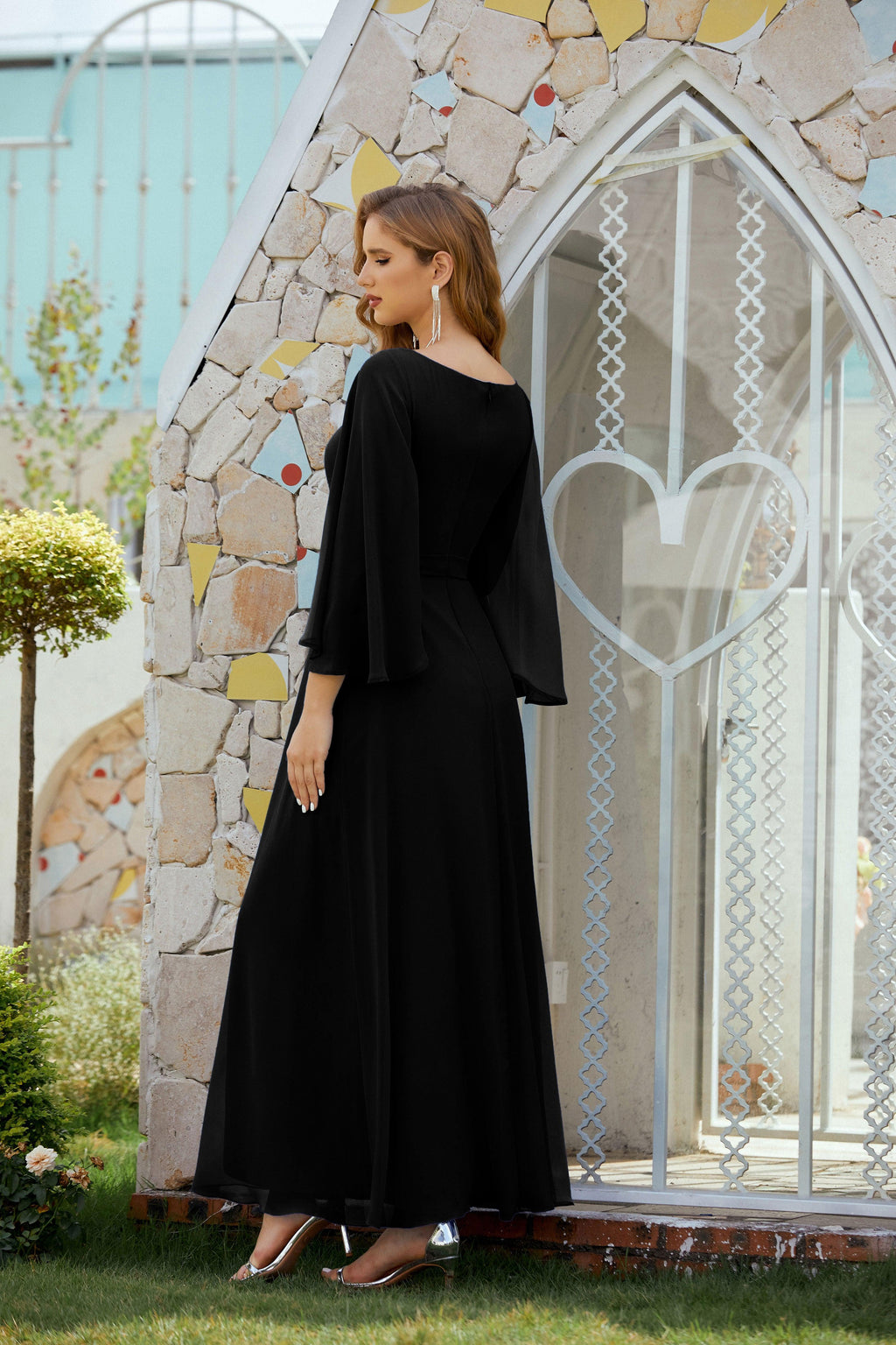 Vestidos de noche formales para madre de la novia, de Sunnderly, para invitada de boda, SY28012 