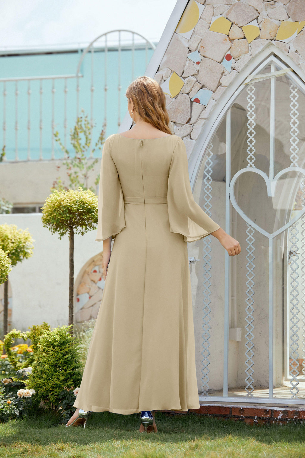Vestidos de noche formales para madre de la novia, de Sunnderly, para invitada de boda, SY28012 