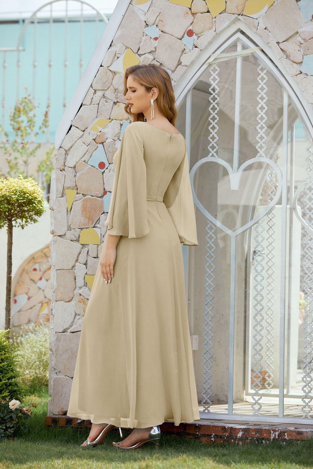 Vestidos de noche formales para madre de la novia, de Sunnderly, para invitada de boda, SY28012 