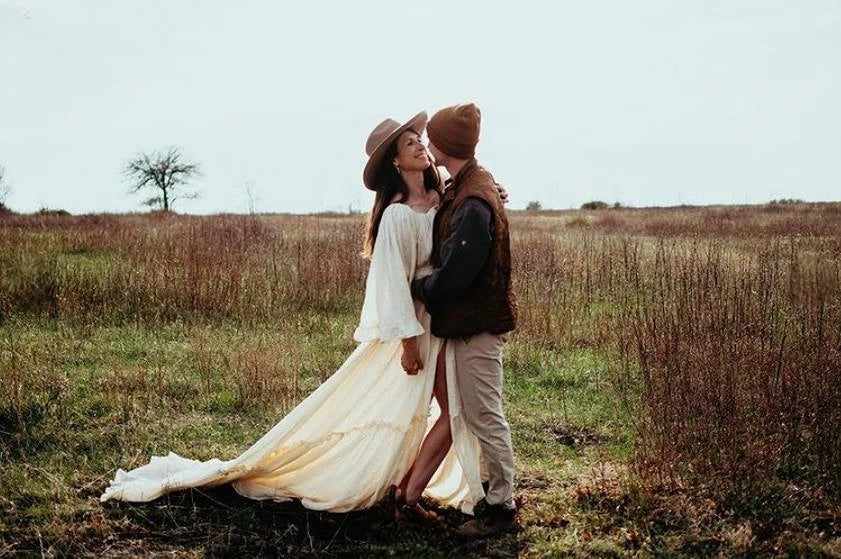 Big Flar Sleeves Maternity Dresses for Photo Shoot Stretch Waist  Photography Dresses Baby Shower Dress YEWEN SY21829