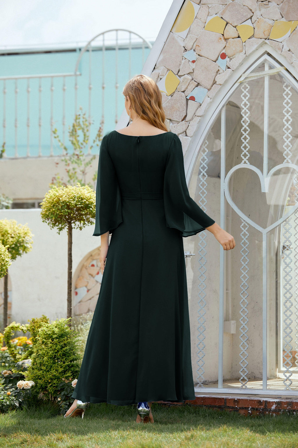 Vestidos de noche formales para madre de la novia, de Sunnderly, para invitada de boda, SY28012 