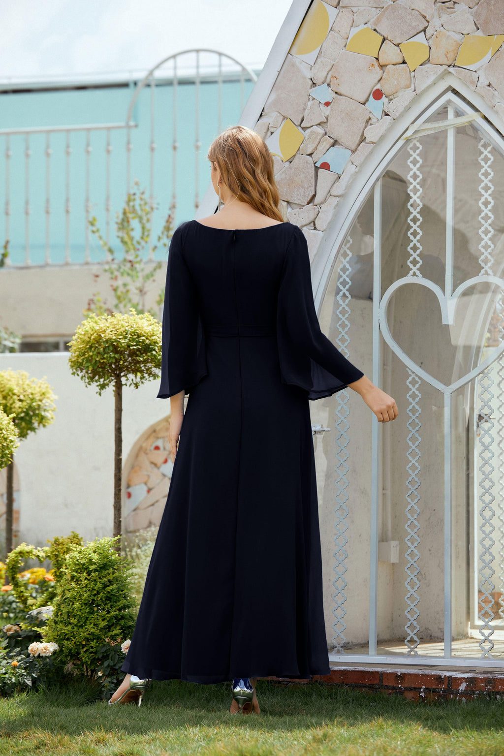Vestidos de noche formales para madre de la novia, de Sunnderly, para invitada de boda, SY28012 