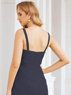Vestidos de novia Sunnderly con apliques de encaje para la madre de la novia y el novio (SY28066) 