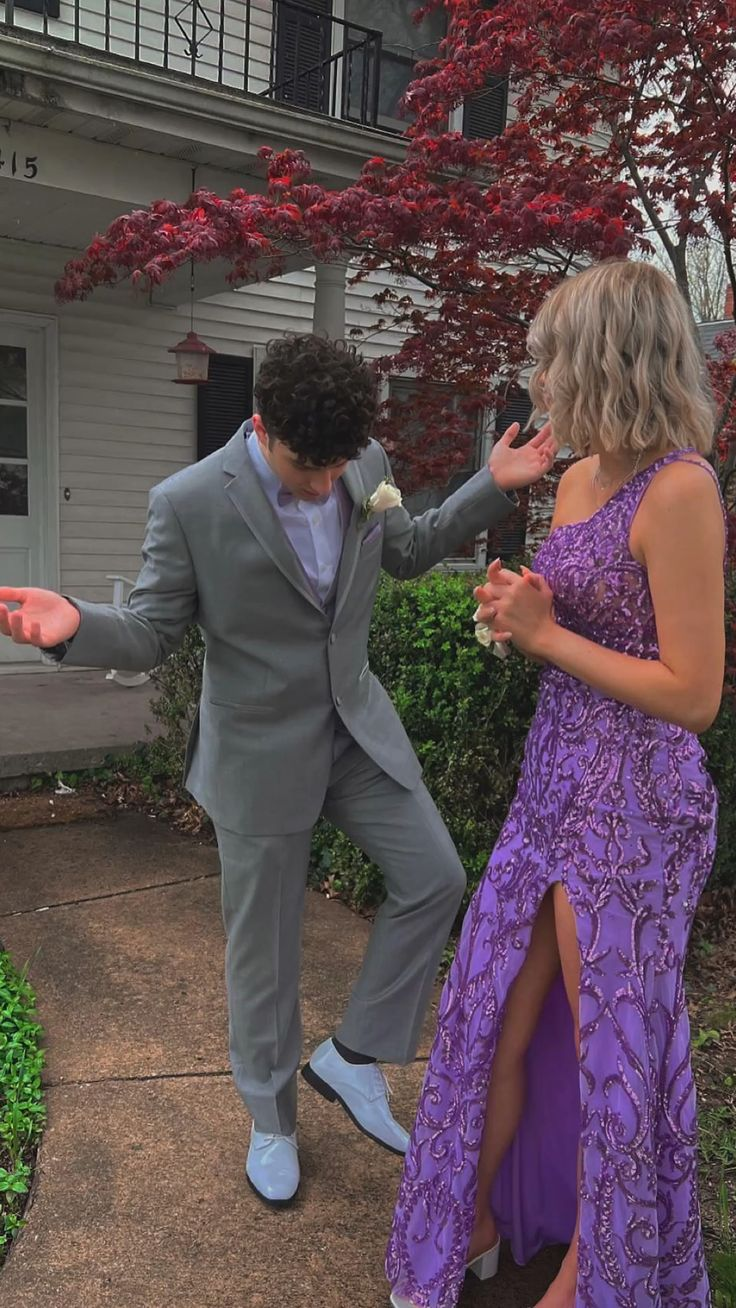 Vestido de noche morado con lentejuelas y un solo hombro, vestido glamuroso Y5366