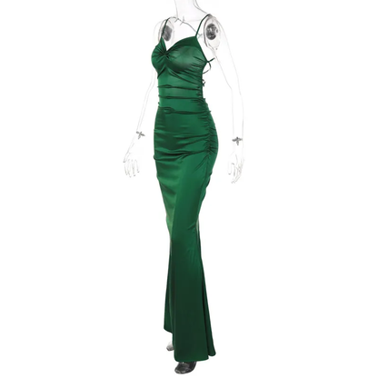 Smaragdgrünes Meerjungfrau-Abschlussballkleid, Sexy Abendkleid Y1829