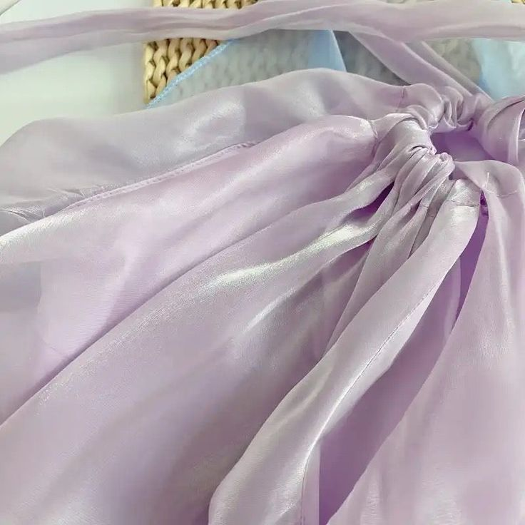 Vestido corto de fiesta con capas y cuello halter de organza azul sencillo, vestido de regreso a casa Y8089