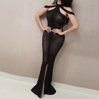 On Sale no return no refund2025 Fashion  New Mermaid Evening Dresses Luxury Beading Sequined Sleeveless Formal Evening Gowns Real Photo LA6557