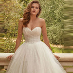 Sexy Sweetheart Wedding Dresses Strapless For Women Modern Backless Chapel Train Tulle Bride Gowns Vestidos De Novia 2022-payinti