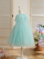 Ballkleid/Prinzessin Tüll Knielang 1. Geburtstag Party Baby Mädchen Kleid 